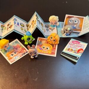 Disney Doorables Colorful Character Set ✨ ultra rare dumbo and rare Elsa✨